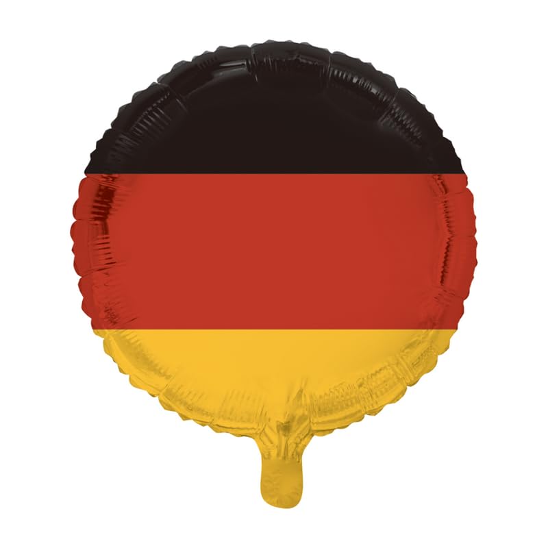 TISCH Set 2 Collane Bandiera Della Germania Per Fan - 105 Cm - Accessori Per Feste Di Calcio