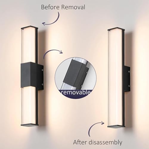 Applique murale LED extérieure dimmable avec télécommande pour ajuster votre ambiance de terrasse