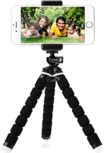 Flexible Phone Tripod – Smartphone Tripod for iPhone, Cell Phone, Android, Digital Camera & Webcam – Gorilla Tripod Mini Stand for Any Smartphone + Free User E-Book