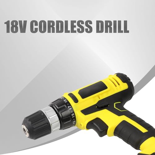 Kit de herramientas combinado 46 piezas con taladro inalámbrico 18V miniatura 5