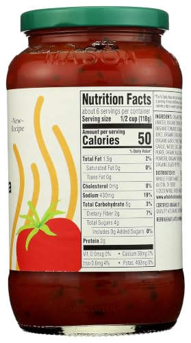 Image of 365 by Whole Foods Market, Organic Marinara Pasta Sauce, 25 Ounce