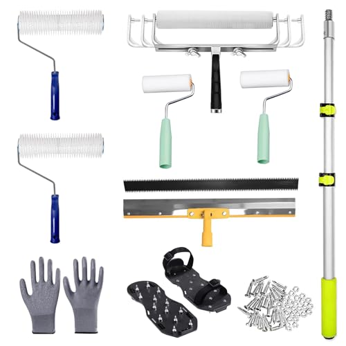 Self Leveling Concrete, Epoxy Floor Kit, Spike Roller for Self
