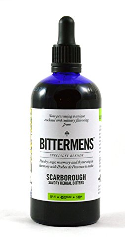 Bittermens Scarborough Savory Herbal Bitters, 5oz - For Modern Cocktails, A Culinary Crossover Blending Savory Herbs and the Flavors of Dry Vermuth