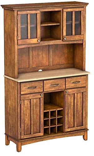 image for Home Styles Buffet of Buffets Cottage Oak Server with Natural Wood Top