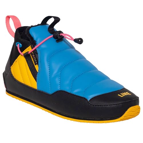 LINE Unisex Adult BOOTIE 1.0 - Lightweight Water-Resistant Winter Apres-Ski Boots with Collapsible Heel & Cinch Pull Closure, Neon, X-Large