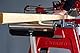 kwb Klappbarer Rollen-Auflagebock mit hochwertiger Führungsrolle - Höhenverstellbar 680-1100 mm - Ideal für Zuschnittarbeiten auf Tischkreissägen und Kapp- und Gehrungssägen
