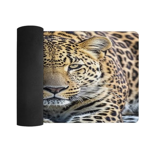 Protector de Escritorio Leopardo African Animal 30x60cm miniatura 3