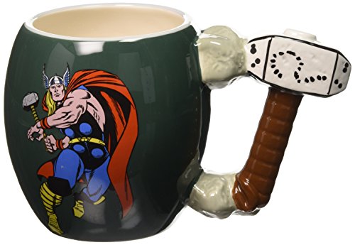 Westland Giftware Ceramic Mug, The Mighty Thor, 15-Oz, Multicolor