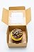 50 Pack Display Window Brown Bakery Boxes for Small Cake, Cookie, Dessert, Donut, Pie Slice, Pastry Durable Kraft Box for Gift Giving (4 x 4 x 2.5 inches) Stickers and Parchment Paper Included