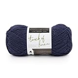 Lion Brand Yarn Touch of Linen Yarn, Indigo