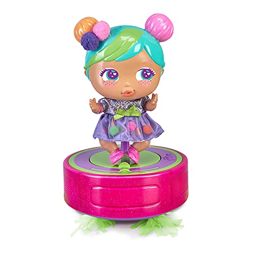 The Bellies From Bellyville - Rita Rumba, Juguete Interactivo con un Robot aspiradora – tocador con Accesorios, se Mueve y Gira como una muñeca Bailarina, con Sonido, Desde 3 años, Famosa (700016703)