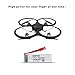 3.7v 500mah Lipo Battery with X4 Battery Charger for UDI U818A U817A U817 U818A-1 RC Drone Quadcopter 4PCS with X4 Battery Charger (Not Compatible for UDI U818A FPV)