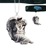 Excellent cadeau : montrez votre amour et votre appréciation pour quelqu'un qui aime son ami chien avec cet ornement de chien d'ange. Cette décoration convient à toutes les occasions, comme Noël, la Saint-Valentin, un anniversaire ou le Nouvel An.