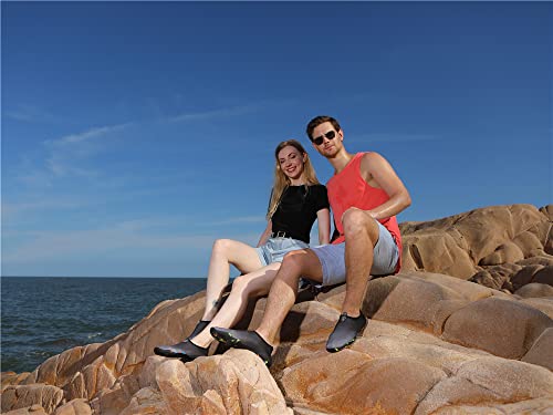 Image of Vsufim Quick-Dry Water Sports Barefoot Shoes Aqua Socks for Swim Beach Pool Surf Yoga for Women Men