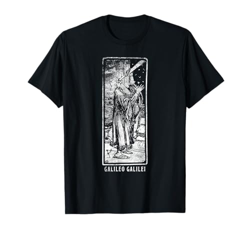 Galileo Galilei T shirt Vintage Cosmos Observer Love Space T-Shirt