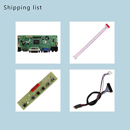 Vsdisplay Hd Mi Dvi Vga Audio Controller Board M.nt68676.3 Work For 15.6'' 17.3" 1600X900 Lp156Wd1-Tlb1 Lp173Wd1 B173Rw01 Ltn173Kt01-A01 N173Fge-L21 N17306-L02 Lvds 40 Pin Wled Lcd Screen #TOP5