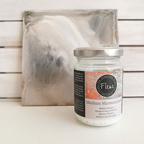 Medium efecto mármol .Crea un efecto veladura o acuarela en tus proyectos de manera muy fácil. Integra los colores y le da a tus piezas un acabado muy especial. - 130 ml -