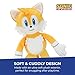 Multipet Sonic Tails Plush Dog Toy, 9-inch