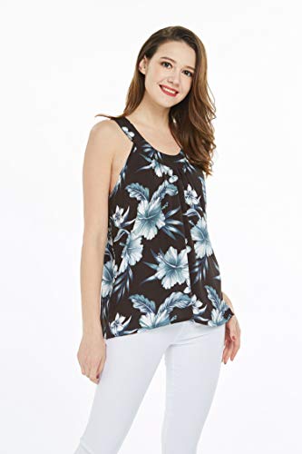 Image of Hawaii Hangover Family Matching Hawaiian Clothes, Midnight Bloom | Family matching Hawaiian outfits, Midnight Bloom, lightweight rayon, machine washable, tropical floral print, luaus, cruises