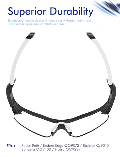 Image of SAUCER Replacement Nose Pieces Pads for Oakley Wind Jacket 2.0 OO9418 Sunglass