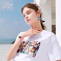 Bcuckood Elastisches Armband Kompatibel mit Xiaomi Smart Band 10/9/8 Damen Herren, dehnbares Uhrenarmband weiches elastisches Nylon Ersatzarmband für Xiaomi Mi Band 10/9/8, 3 Stück – Ansicht 6