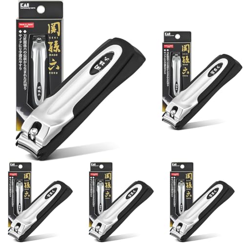 貝印(Kai Corporation) 関孫六 プレミアム爪切り HC-1800(TYPE101) マルチ 1 個 (× 5)