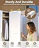 Bifold Door Lock Child Safety,Bi Fold Door Lock for Closet & Folding Doors(1-1/8" to 3/8" Thick),Double Door Cabinet Lock Baby Proof,Keep Toddlers,Cats & Dogs Out,No Tools Installation (White,2PCS)