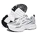 BAASPLOA Women's Chunky Fashion Sneakers Casual Sports Shoes Mesh Breathable Athletic Gym Workout Tennis Shoe Platform Thick Walking Shoes B-Grey