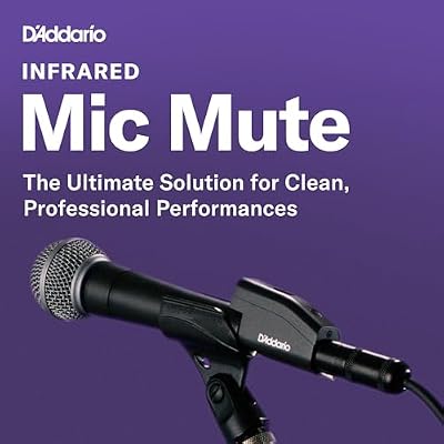 D'Addario Mic Mute Infared Microphone Sensor - Feedback Eliminator