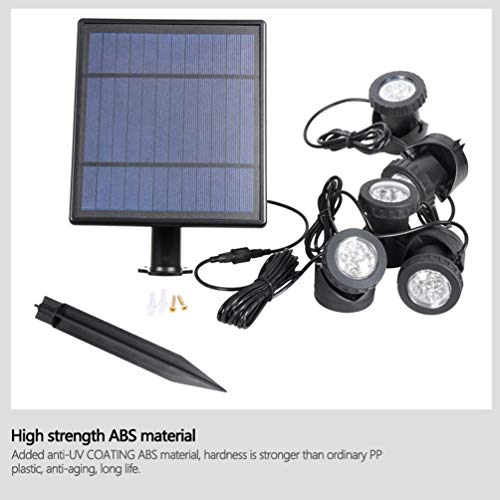 MisFox Luci per Laghetti Solari, LED Faretti da