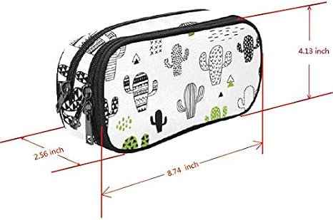Adorable Axolotls Mexican Pencil Case for Kids Teen Girls Boys 10 In Pouch