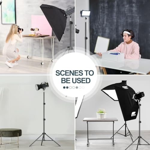 Image of EMART 7Ft Light Stand for Photography, Speedlight, Flash, Softbox-2 Pack
