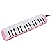 Btuty 32 Keys Melodica Piano Musical Instrument for Beginner Gift with Carrying Bag (pink)