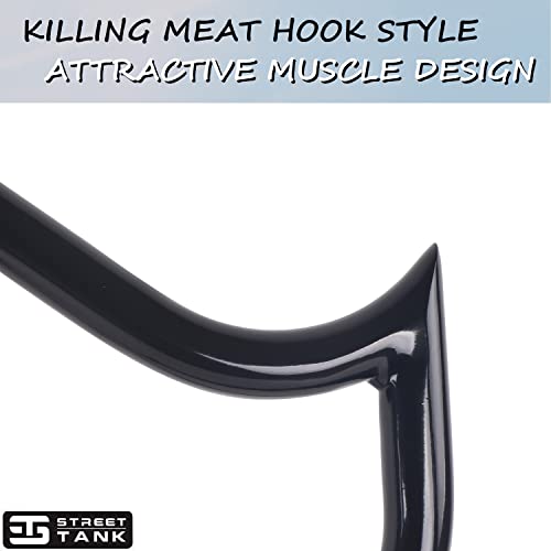 1.5 Inch Fat Crash Bar For Dyna 2006-2017 Street Bob, Fat Bob, Wide Glide Models, Strong Engine Guard For Dyna Crash Bars Installing Or Upgrade, Killing Highway Bar Black #TOP4