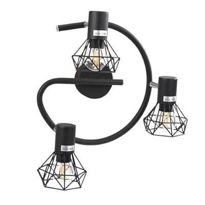 BOHOSCONCES Industrial 3 Light Track Lighting K...