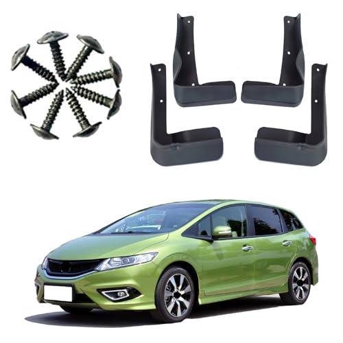 Image of ontto Mud Splash Guards Compatible with Honda Jade 2013-2016 Fender Flares with Hardware Front and Rear,ABS Plastic Mud Flaps 4PCS Mudguard Tire Protector