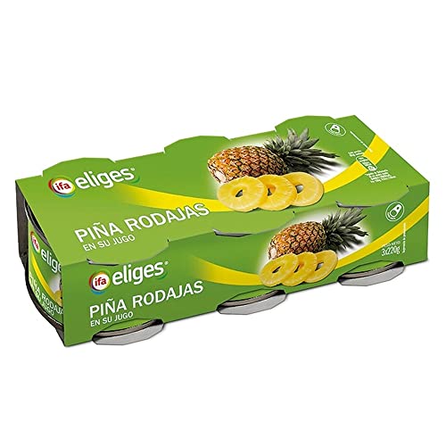 Ifa Eliges Piña En Rodajas En Su Jugo - 3 latas x 220 gr Cover