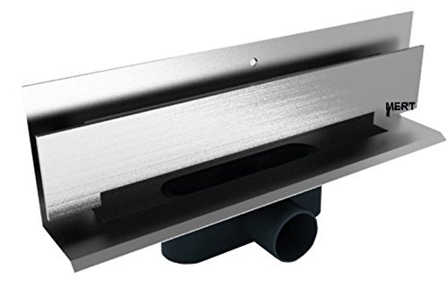 Preisvergleich Produktbild MERT Edelstahl Duschrinne Bodenablauf für Wandeinbau 600 mm
