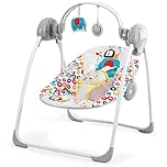 LADIDA Electric Baby Foldable Swing Speed Control Timer Music & Toys 2303