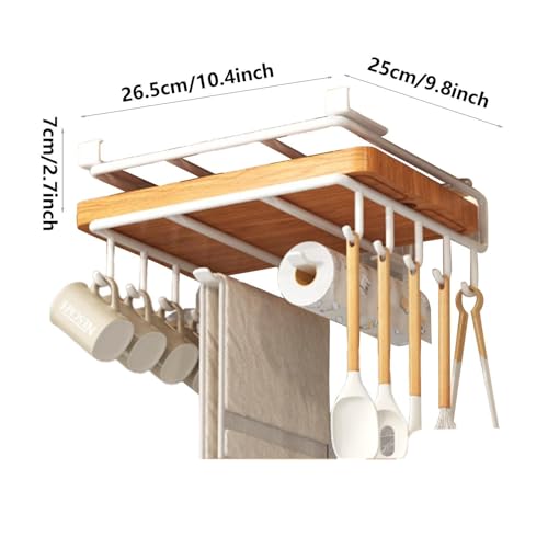 Toallero de cocina multiusos para organizar encimeras y salas de estar 5