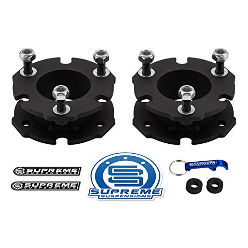 Supreme Suspensions - 2" Front Leveling Kit for 2015-2020 Chevy Colorado and GMC Canyon 2WD 4WD High-Strength Steel Strut Spacer Lift Kit - Can Cooler Included with Purchase