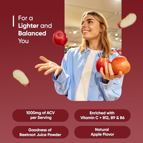 WeightWorld Apple Cider Vinegar Gummies 1000mg with The Mother + VIT C, B12-9-6, Beetroot | ACV Gummies - Digestion, Metabolism, Detox & Cleanse | Vegan Apple Cider Vinegar with Mother, 90 Count - Image 3