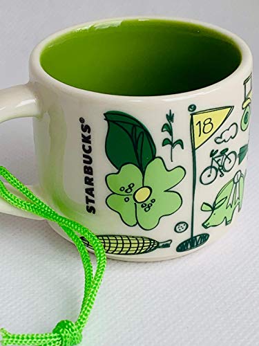 Starbucks Been There Series Iowa Mug Ornamento 2oz miniatura 2