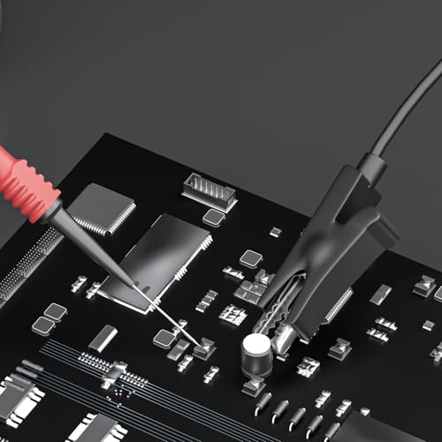 Image of Goupchn Back Probe Kit 50PCS 4mm Stackable Banana Plug to Alligator Clip Automotive Test Leads Kit with Crocodile Clips, 30PCS 30V Back Probe Pins for Car Repairing Diagnostic Ten Colors