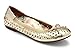 Vionic Women's Spark Surin Ballet Flat - Ladies Flats with Concealed Orthotic Arch Support Gold 9M