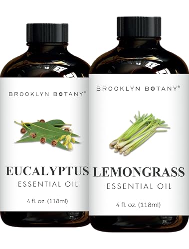 Aceites esenciales Eucalipto y Limón 4 Fl Oz Pack 2