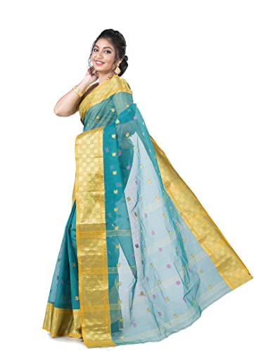 Image of Woven Tangail Pure Cotton Saree