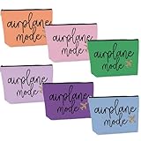 6PCS Pilot Gift Airplane Mode Makeup Bag flight attendant accessories flight attendant gifts airplane travel makeup bag Easter, Mother's Day, Nurses' Day, Christmas gifts for friends and sisters