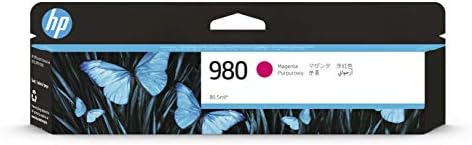HP D8J08A Original Tintenpatrone 980A, 6600 Seiten, 1-er Pack, magenta