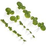 Adornos flotantes para acuario: la lenteja de agua artificial, vívida y natural, creará un paisaje único para tu acuario vacío y monótono